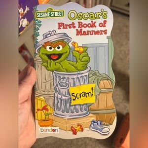 Sesame Street Green Oscar's Manners Book